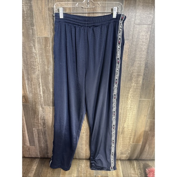 90s/Y2K Vintage HILFIGER ATHLETICS Mesh Pants Track Basketball Men's Sz Small - Picture 1 of 5